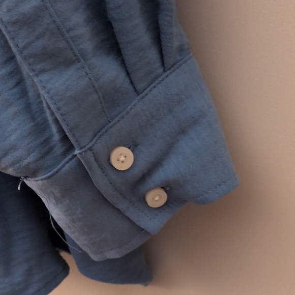 Tommy Hilfiger Blue Button-Up Shirt - Picture 9 of 13